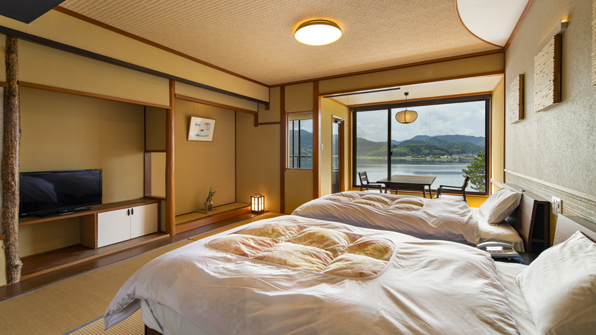 留佳亭客室【展望風呂付／和モダンベッドルーム／４Ｆ／禁煙室】