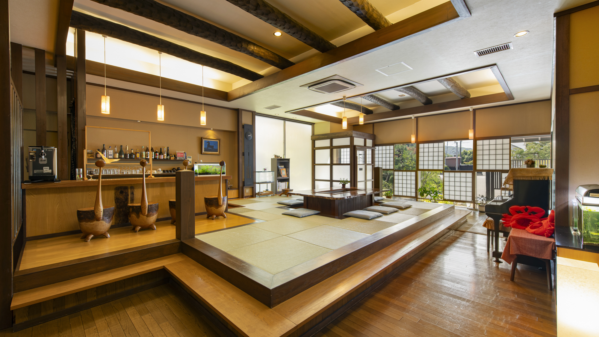 フロントロビーラウンジ「寛坐」－かんざ－