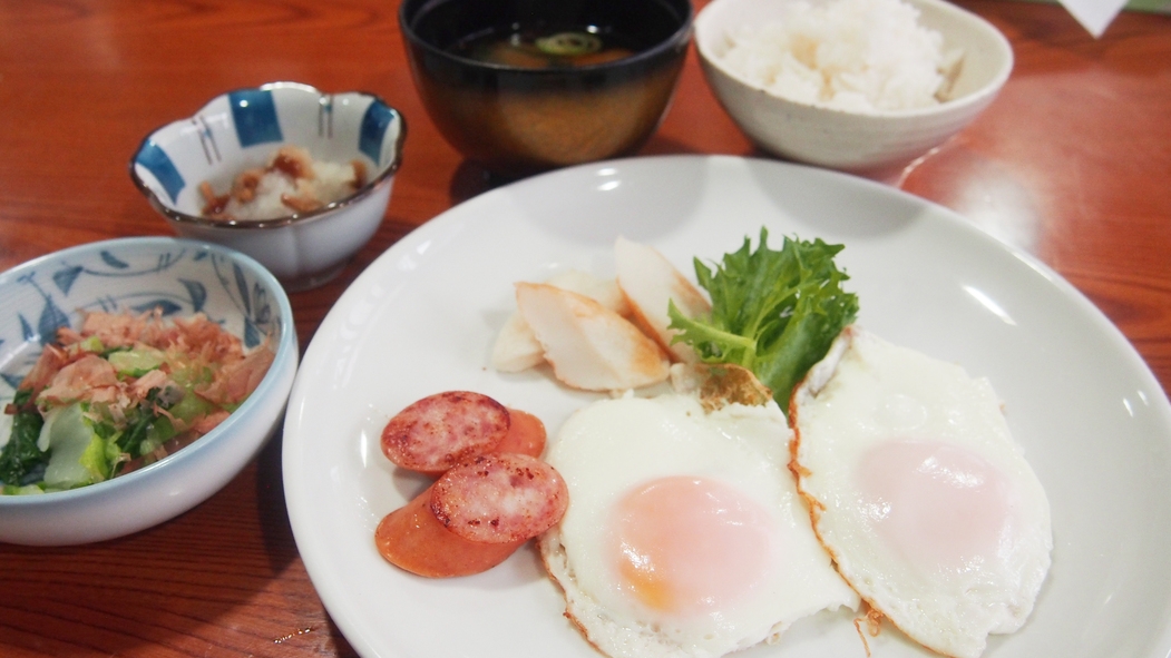 【朝食付きプラン】手作りで家庭の味の朝ごはんを食べて、元気にご出発☆エコ清掃☆Wi-Fi☆