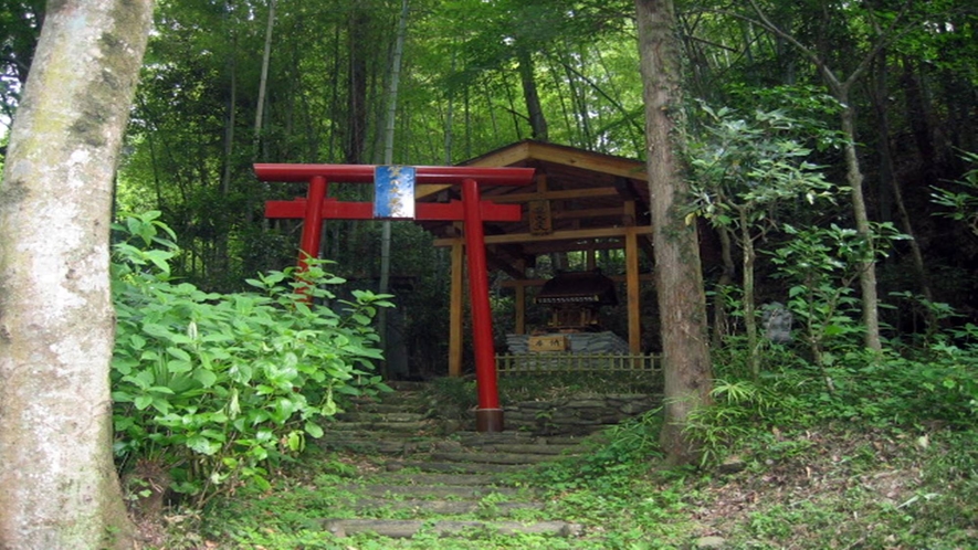 *【周辺観光/あじさいの里】園内各所に八福神があり、あじさいとともに八福神めぐりもできます。