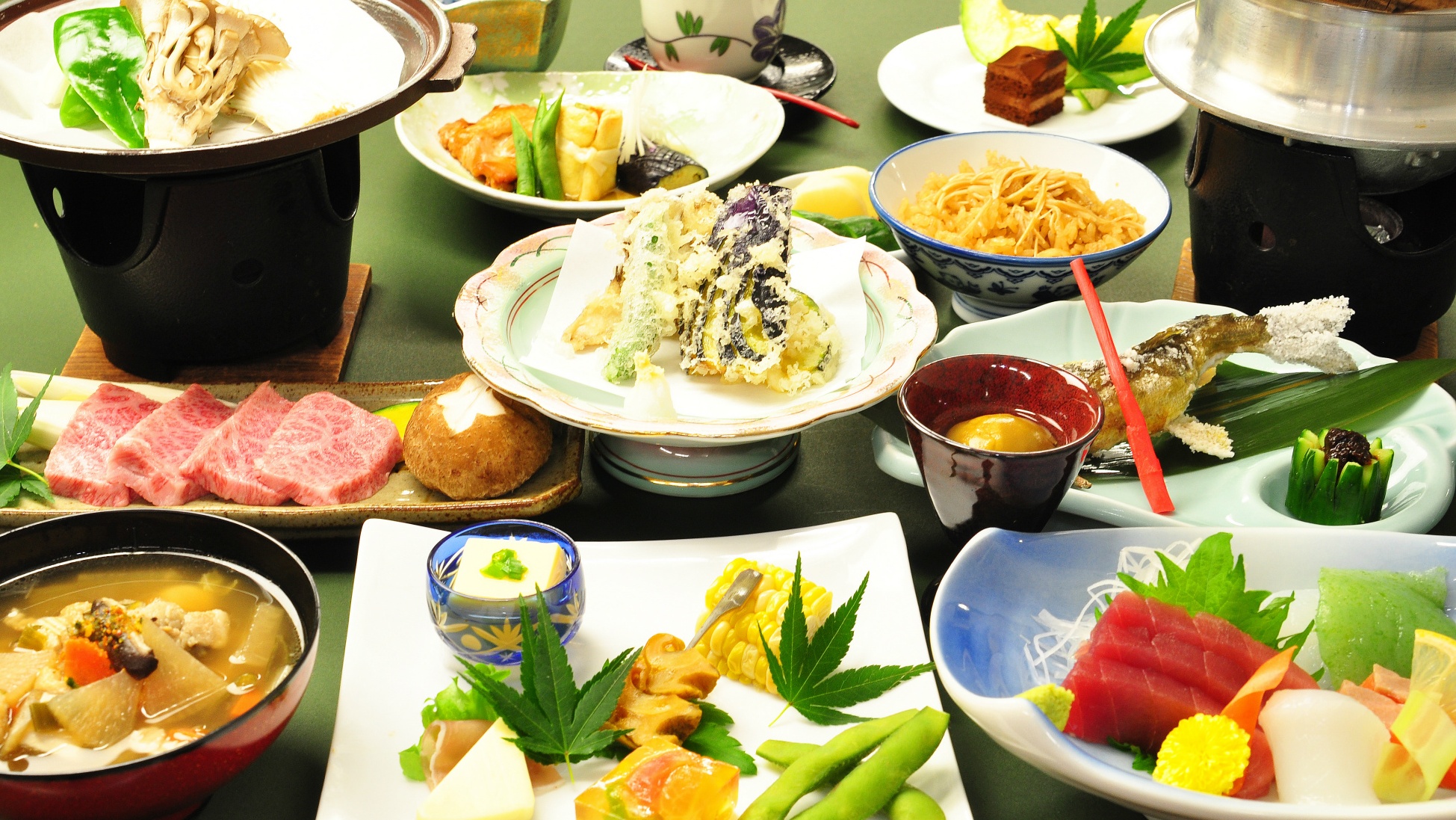 *【特選料理】夕食一例　季節の食材を使用した郷土料理をご用意いたします（イメージ）