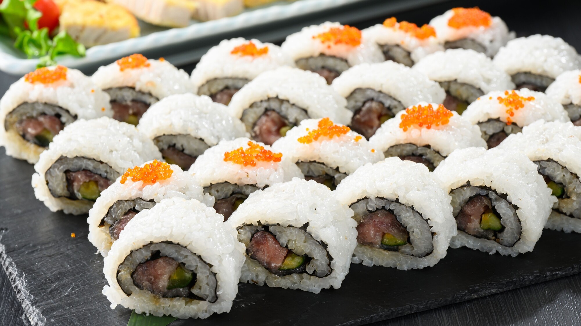 お祭りバイキングマグロコーナー