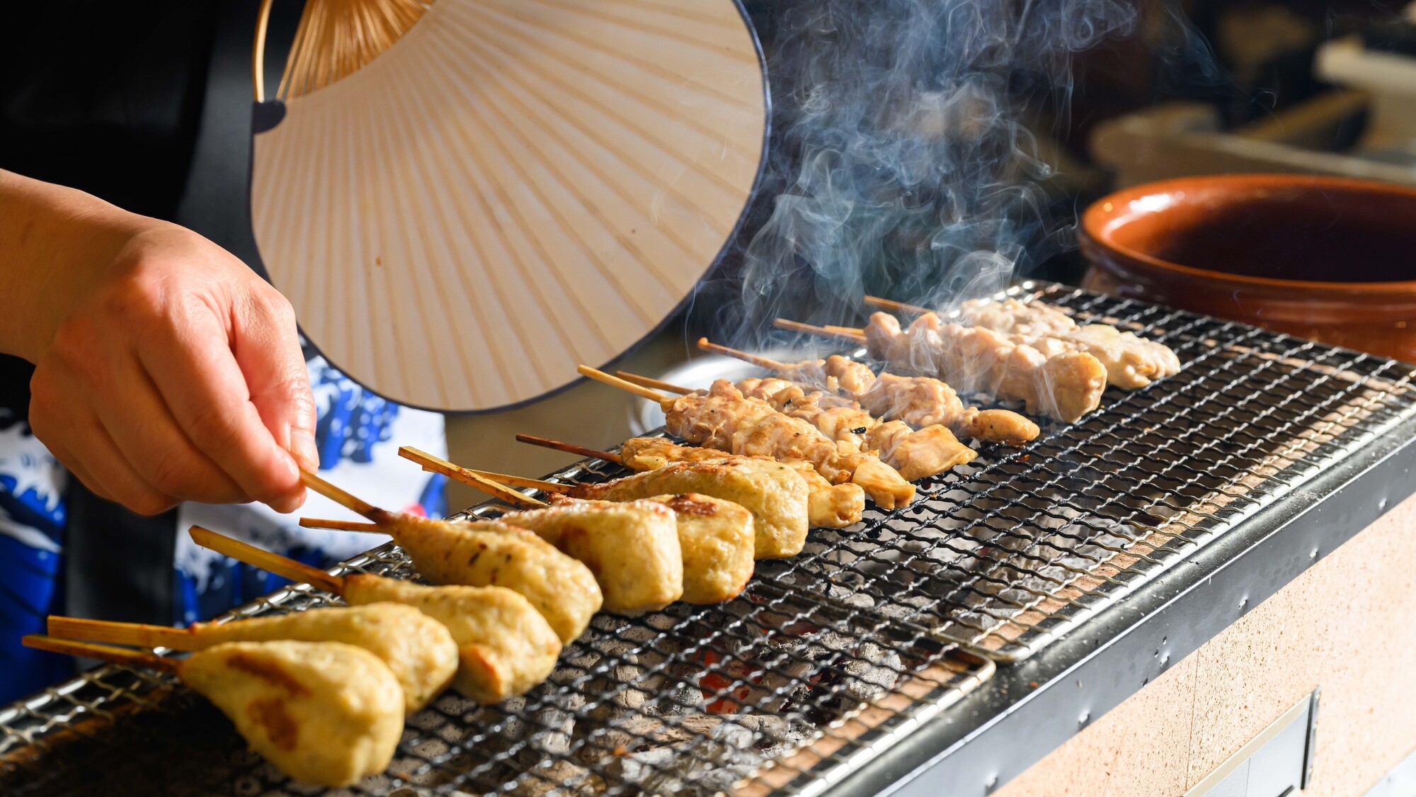 お祭りバイキング焼き鳥コーナー