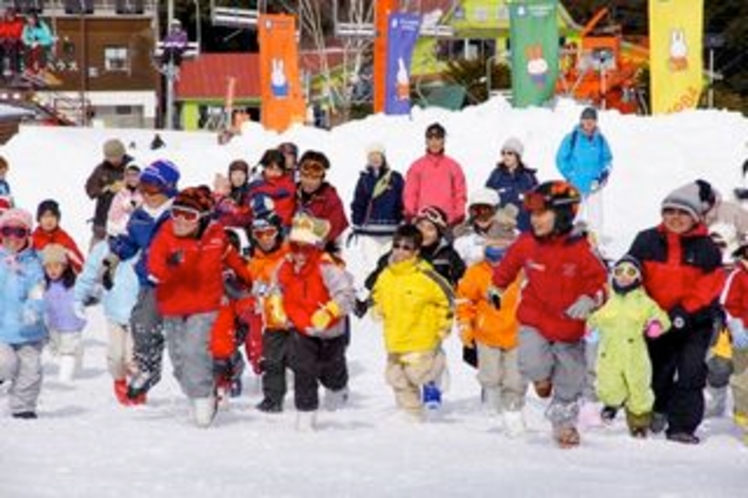 家族が集まるかたしな高原スキー場
