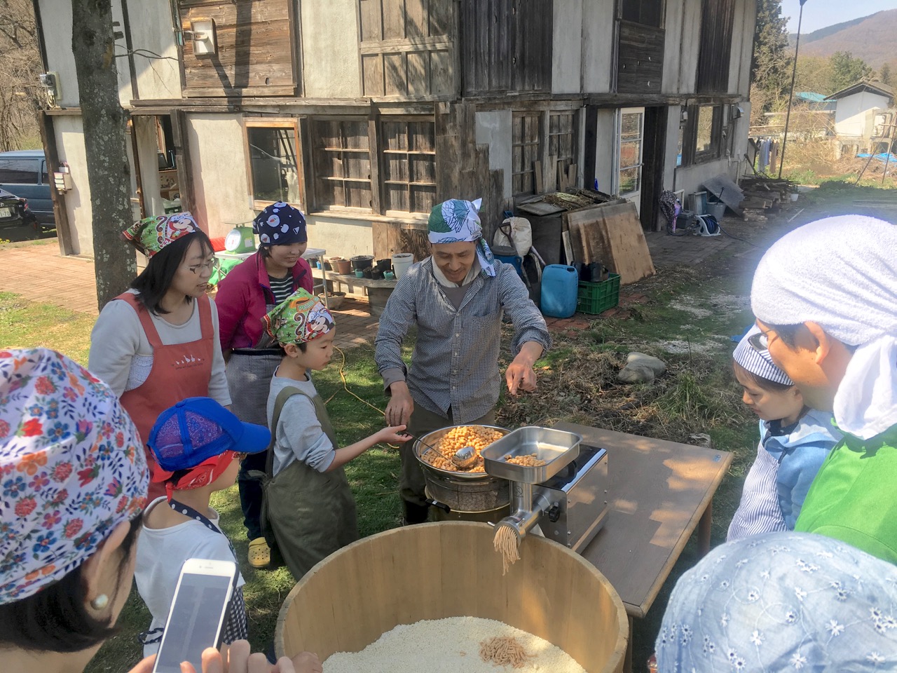 片品村伝承味噌作り3