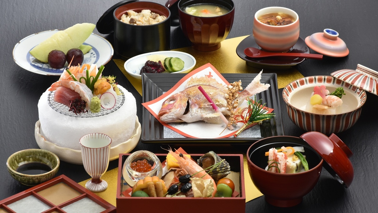 【冬休み★お正月プラン】　12/31〜1/3の期間限定☆お正月会席☆2食付きプラン♪