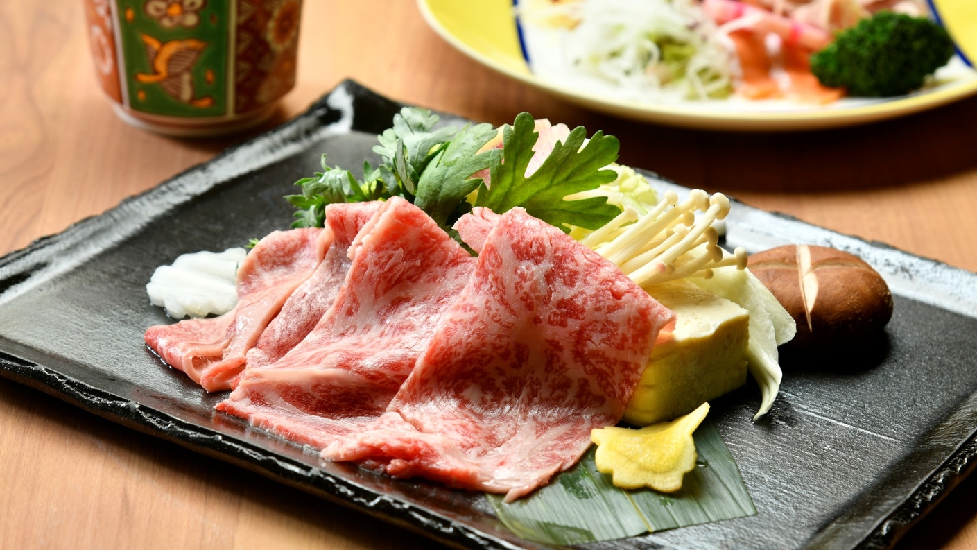 【夕食：三ツ星コース】お造りと道産牛 北海道を代表する山海の幸を堪能！　特選会席「雅」