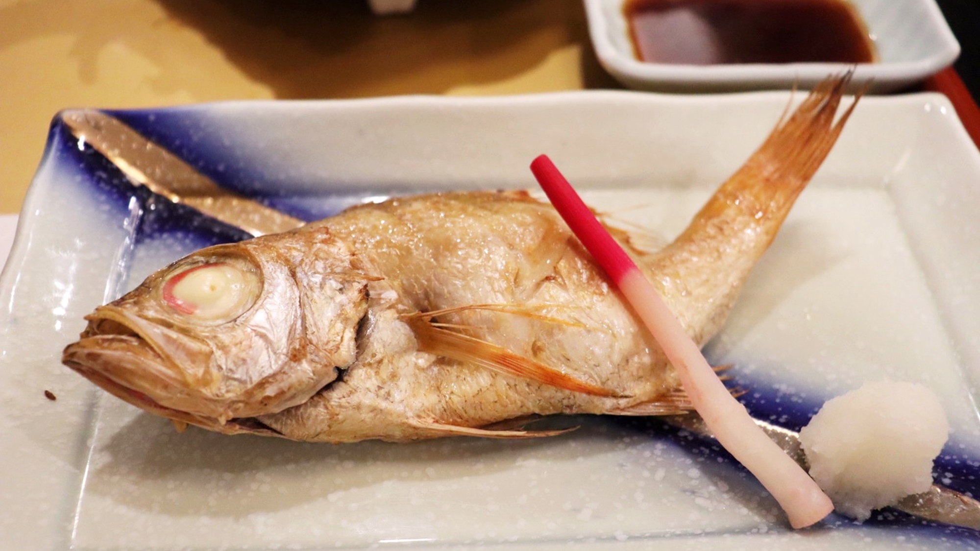 *【夕食例（雪海）】魚おまかせ、日本酒にぴったりです。