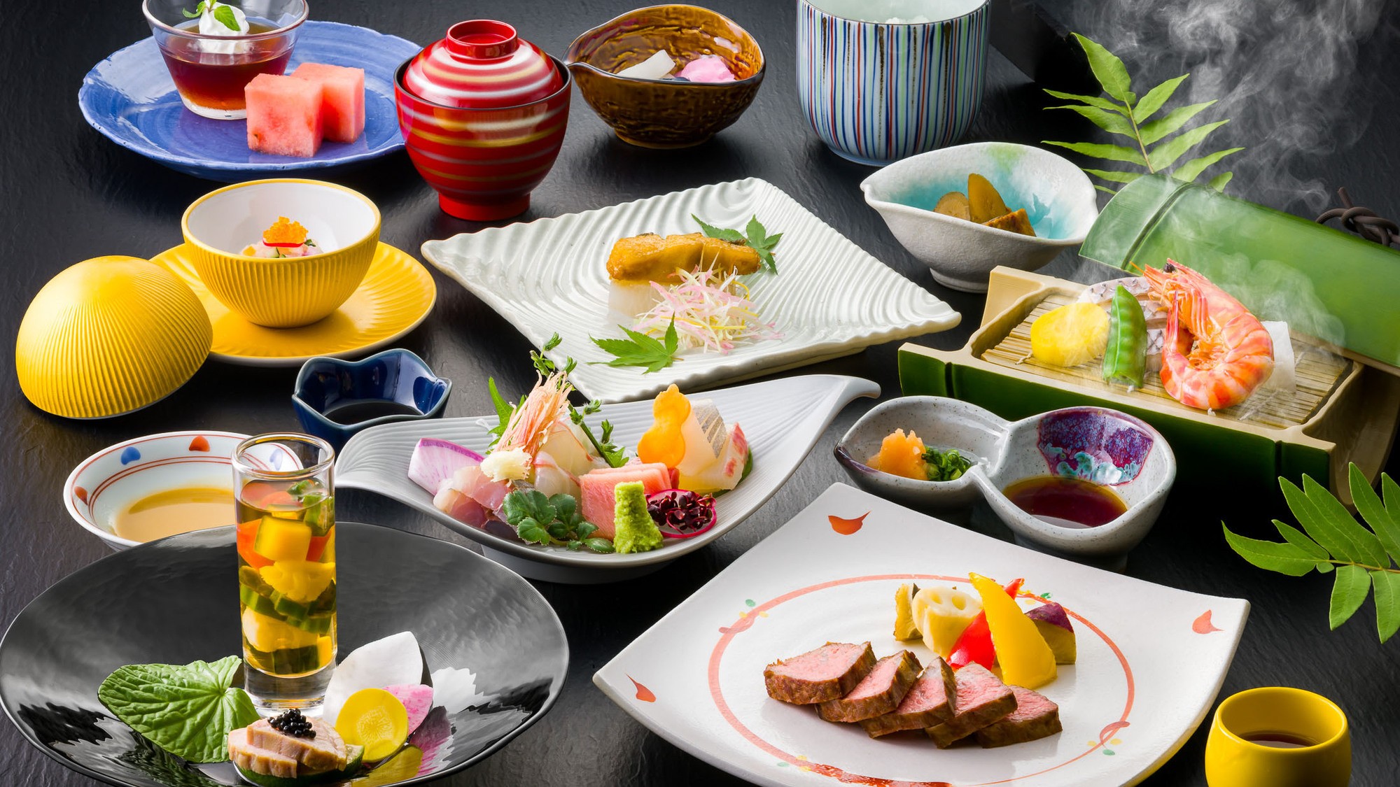 【夕食】聚楽懐石 旬の秋食材を活かした創作懐石。