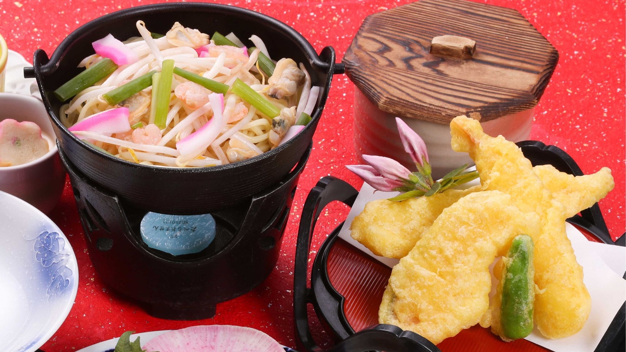 ★【スタンダード会席】シーフードグラタン・長崎ちゃんぽん鍋・長崎名物豚の角煮｜駐車場無料＜2食付＞