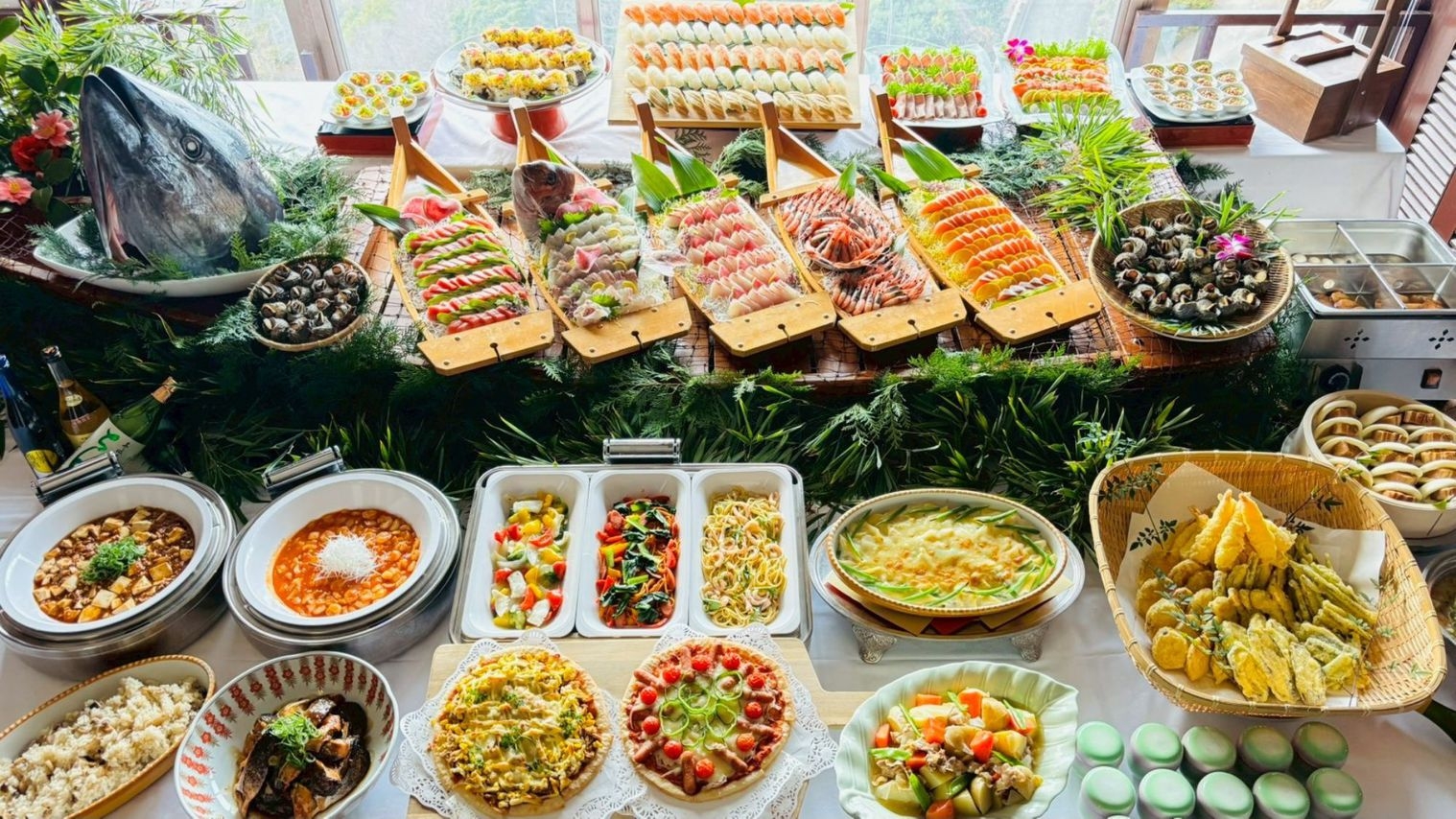【アルコール飲み放題付夕食バイキングプラン】4月1日スタート！17:30〜21：00間に90分ご利用