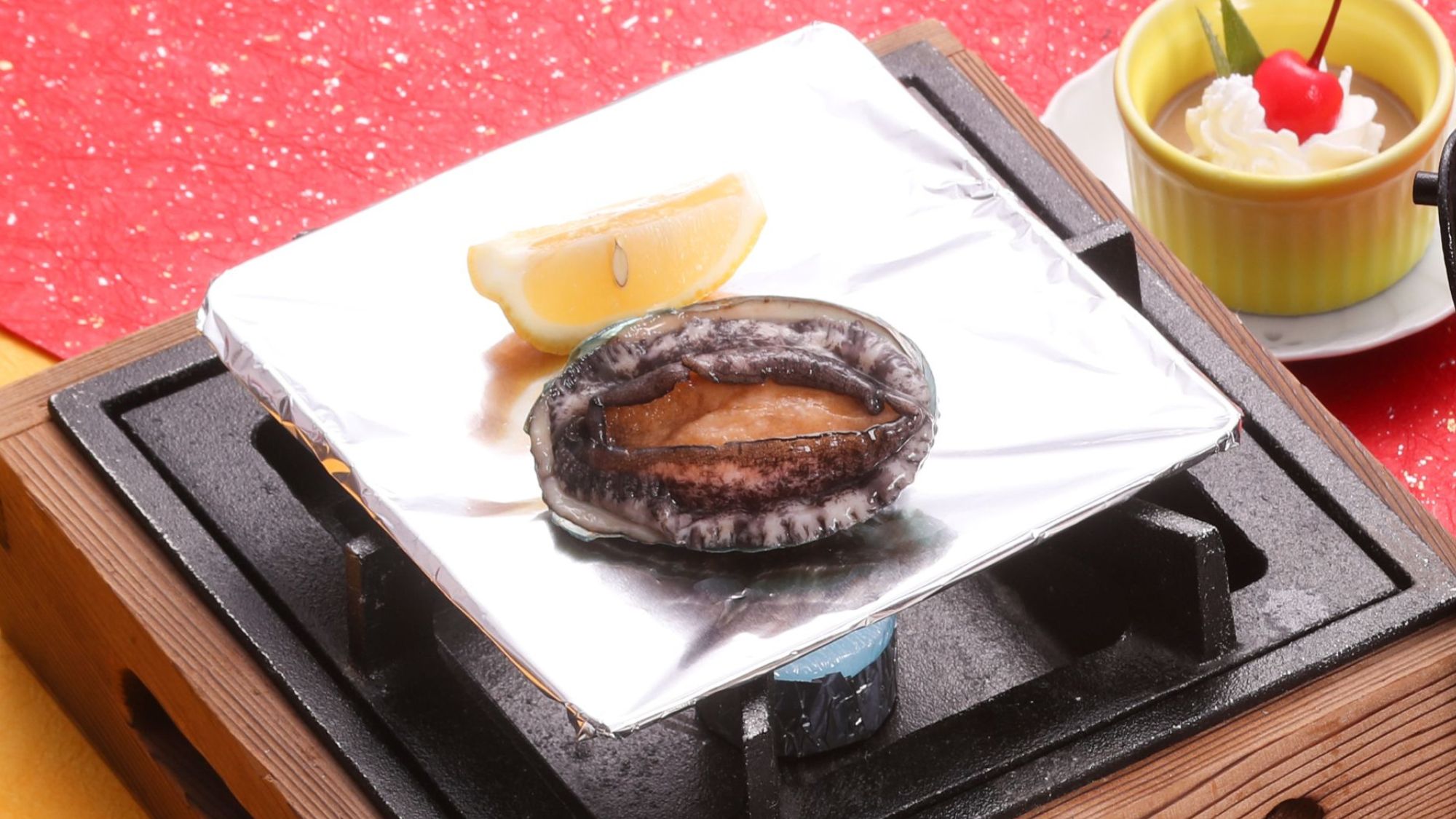 【鮑会席】鮑の踊り焼き・長崎名物豚の角煮・長崎ちゃんぽん鍋