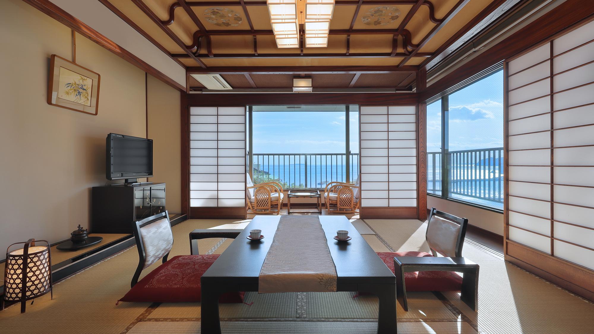 【漆宝閣】初島を望むメゾネット（和室10畳＋食事処）「金沢」