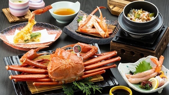 2026.9/5〜11/6　姿茹で香住蟹1.5杯コース【少量コース・かに鍋なし】