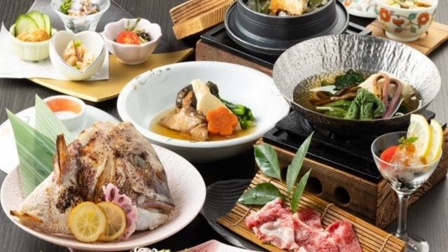 2026.3/22〜5/31　竹野海岸のスタンダード「旬彩会席」桜鯛と春の山菜