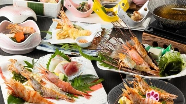 2026.3/22〜5/31　エビ！カニ！大好きさ！「香住蟹」半身付き「鬼海老と地海老会席」