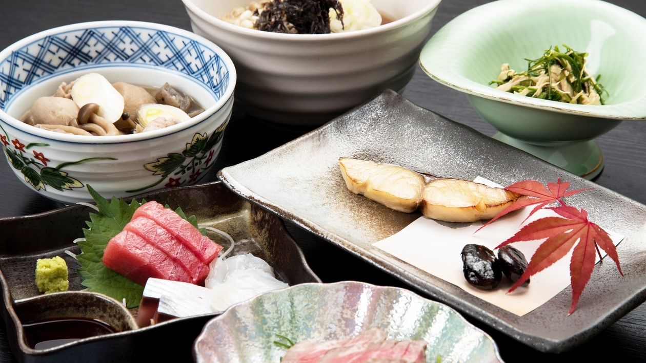 【ひとり旅専用】＜2食付＞米沢牛ステーキ＆日本酒飲み比べプラン