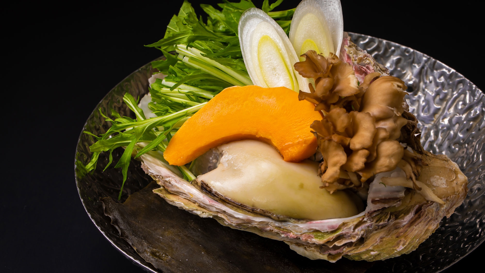 ４つ☆【天然！岩ガキコース◎５月〜８月上旬限定！】牡蠣フライ＆蒸し＆焼き３種の食べ方でカキ三昧♪