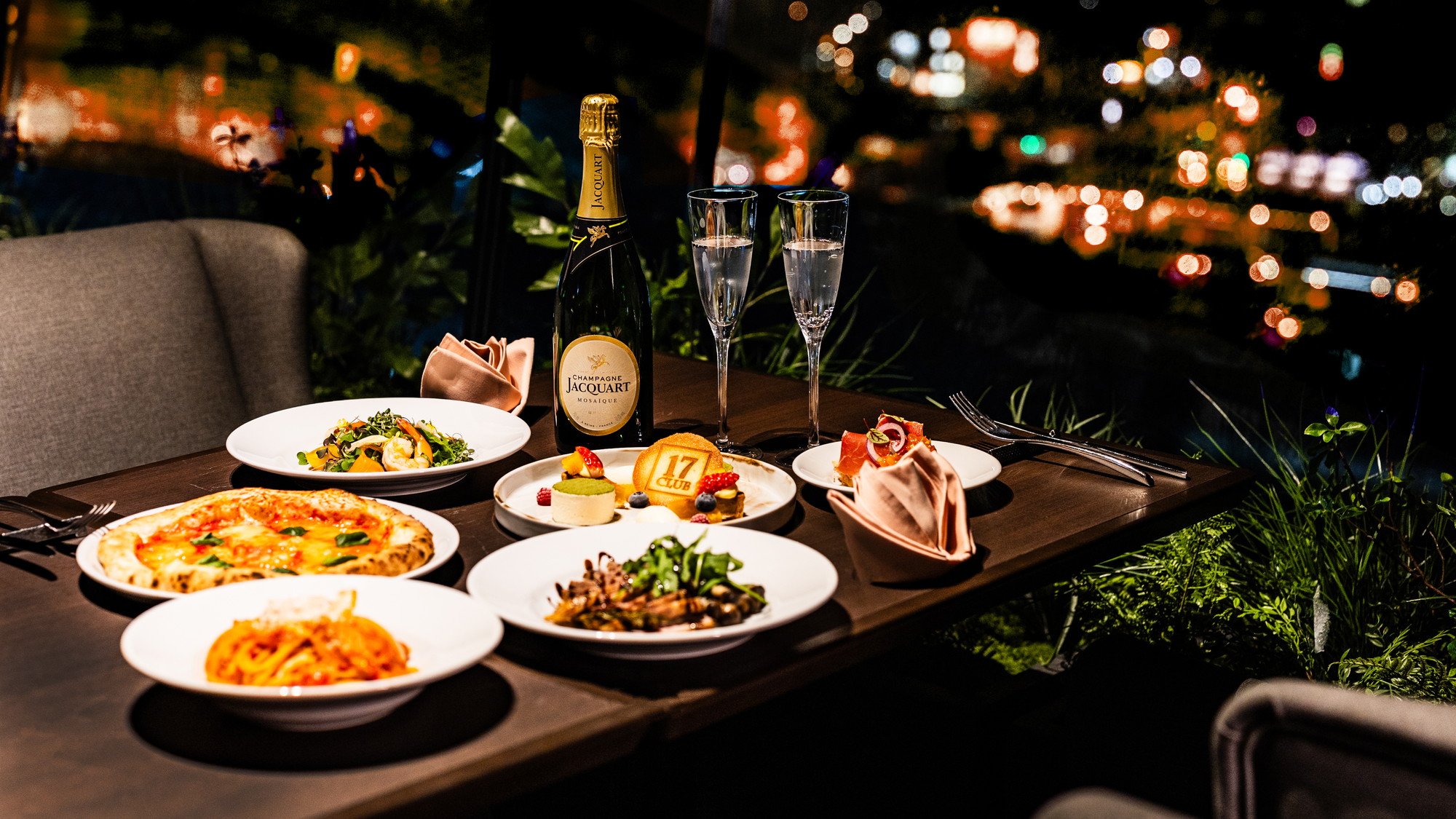 【17CLUB】コース＆夜景