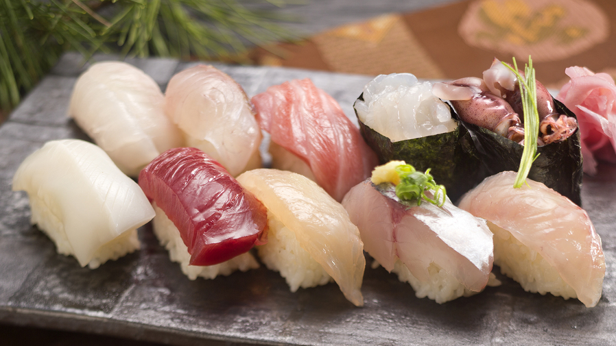 〜平日限定〜【お寿司御膳プラン】「富山湾鮨」おためし7貫＋地元の食材をつかった少量厳選メニュー