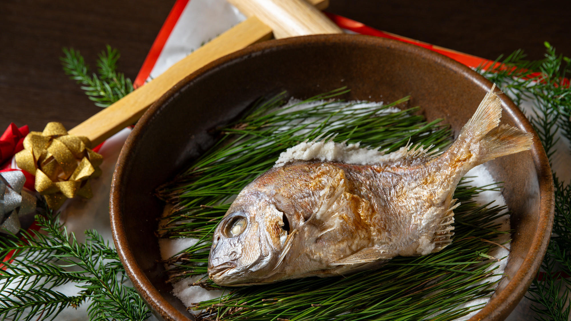 追加料理【鯛の塩釜】