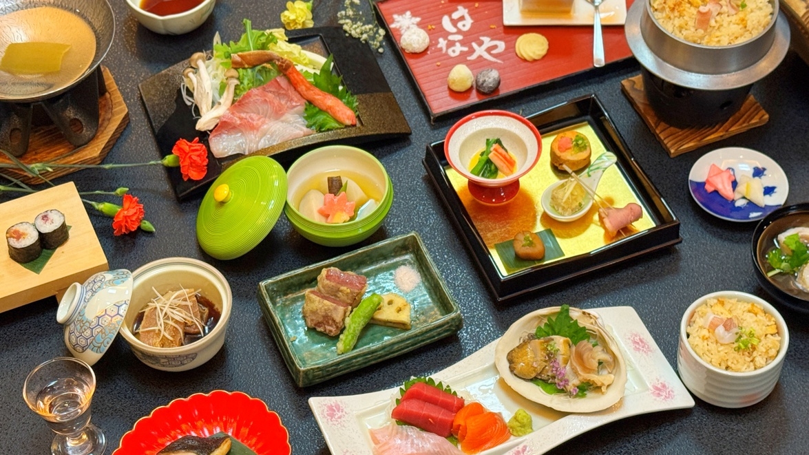 【舟盛会席｜朝夕お部屋食】七種の舟盛に「わあ」と心ほどける、誰にも邪魔されない贅沢