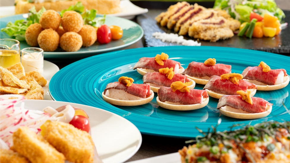 【楽天月末セール】【夕食18:00〜、朝食6:45〜】春★ホテル自慢の大人気バイキングプラン♪