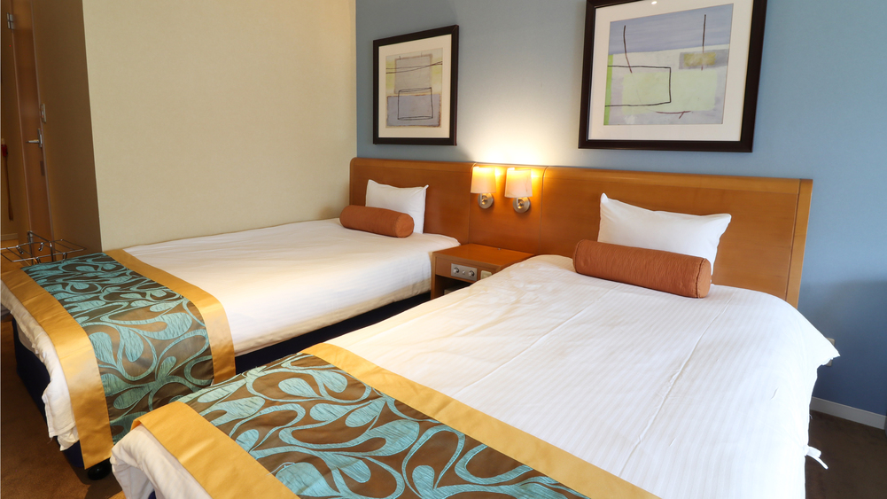 【洋室スーペリアツイン】約37㎡・3名定員【禁煙】山側・高層階確約