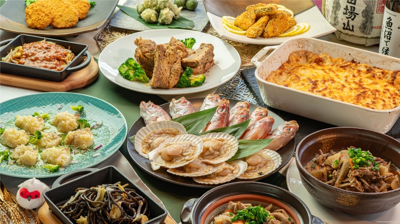 【夕食16:45頃、朝食9:00頃】うまさぎっしり新潟県産食材満載！大人気バイキングプラン♪