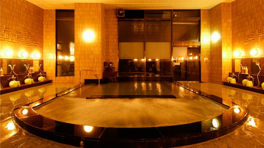 【蛍の湯（内風呂）】24時間営業のジャグジー付大浴場