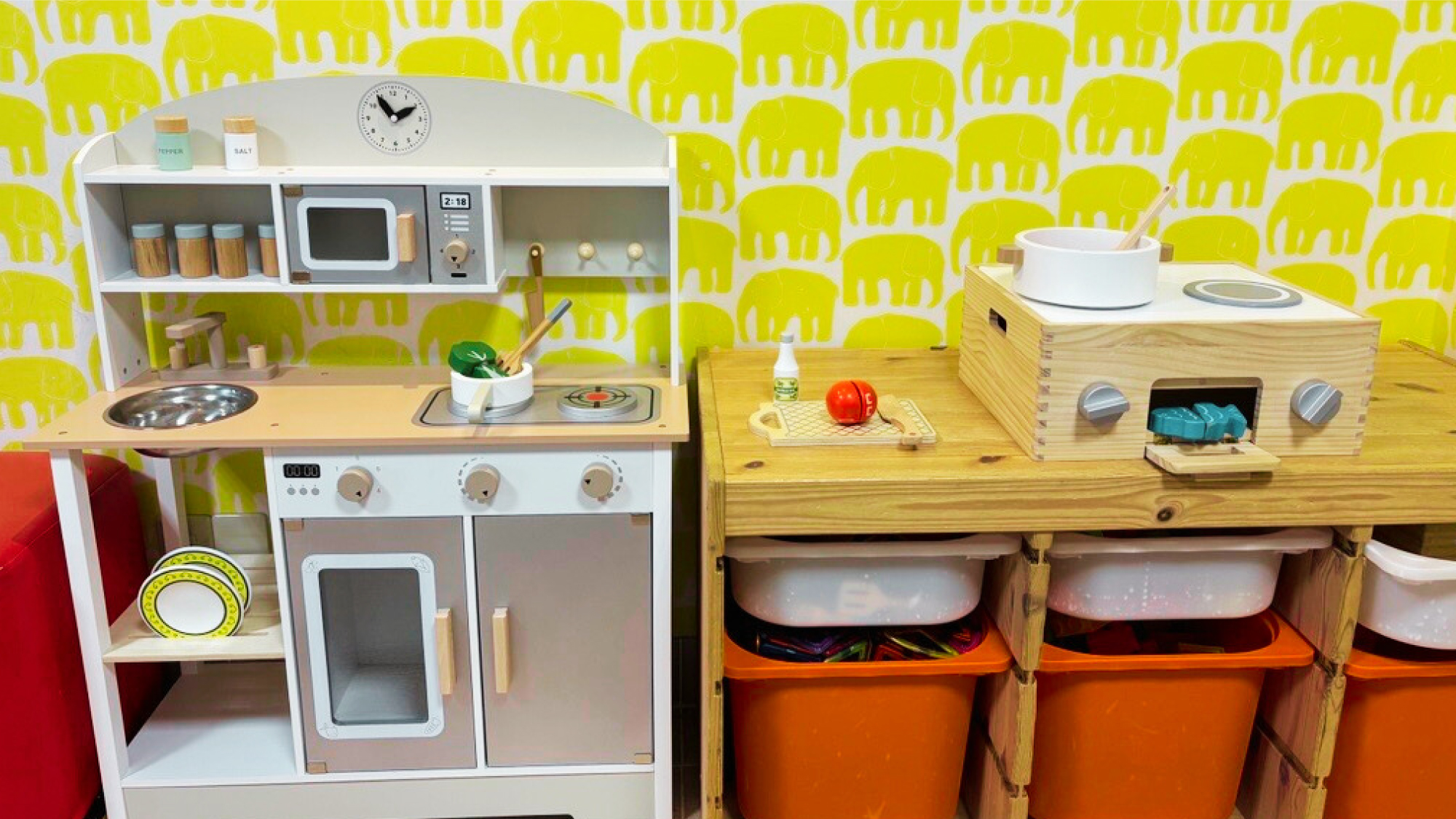 【キッズコーナー】キッチンが新登場！