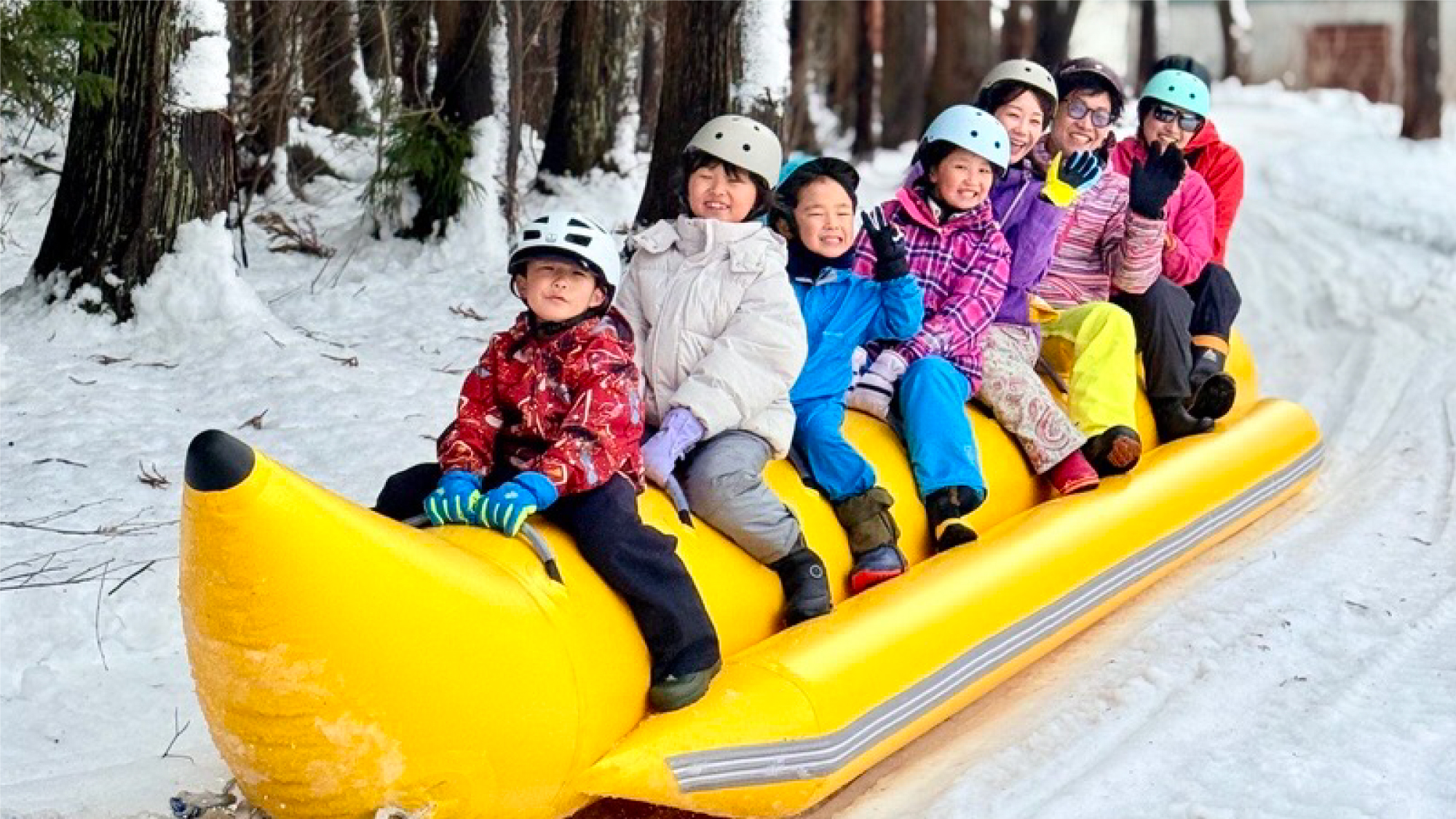 真っ白な雪の上を走る冬の人気アクティビティ「スノークルージング」がこの冬エンゼルに新登場！