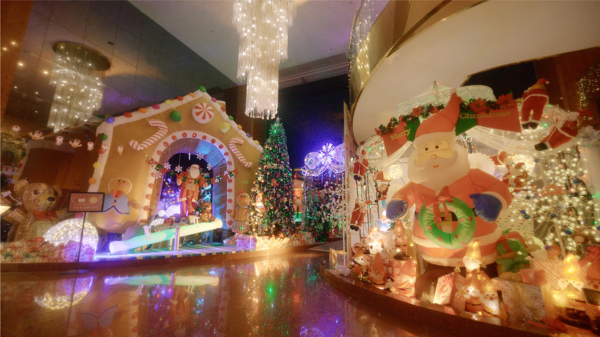 【クリスマスフェスタ】館内イルミネーション