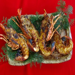 伊勢エビの鬼殻焼き