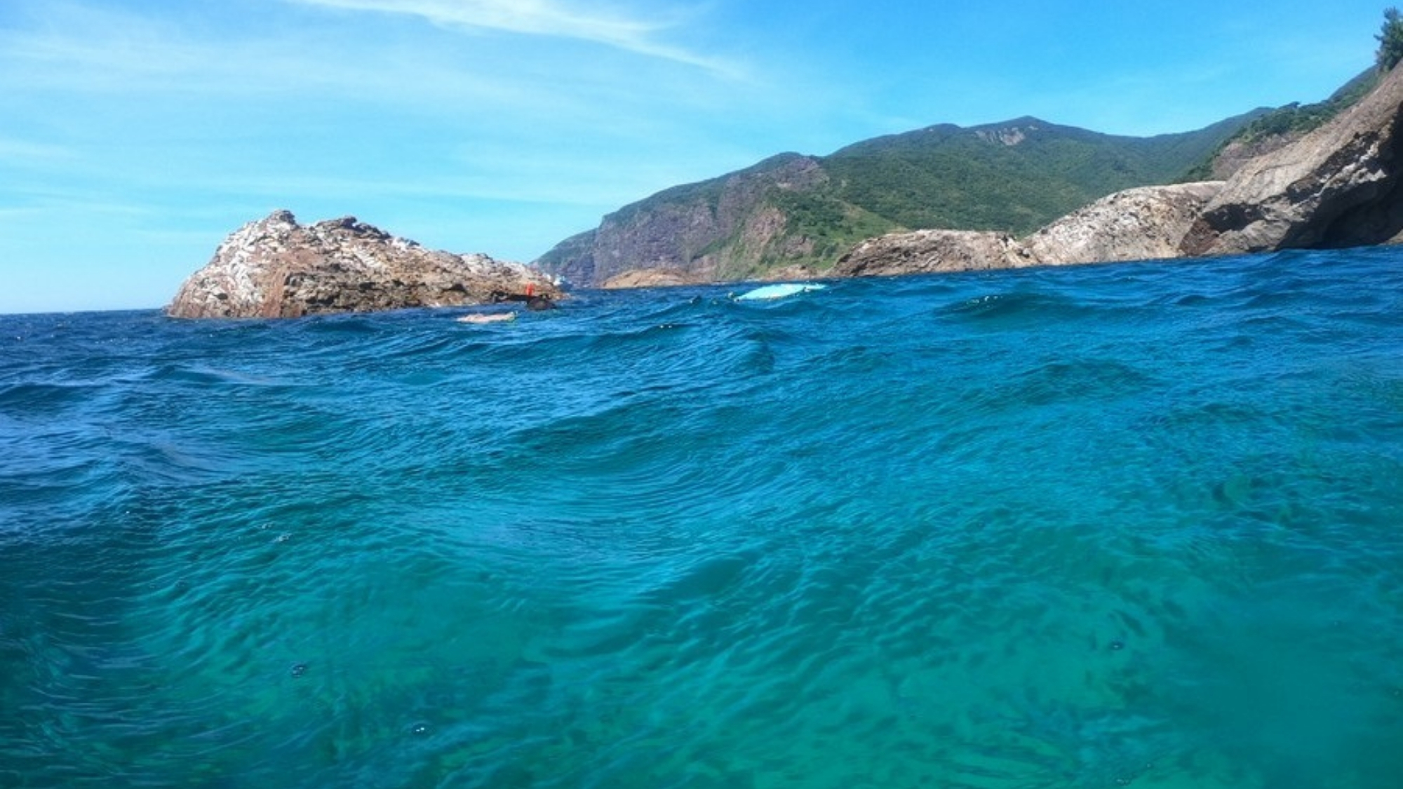 真っ青な海！シュノーケリングも体験！