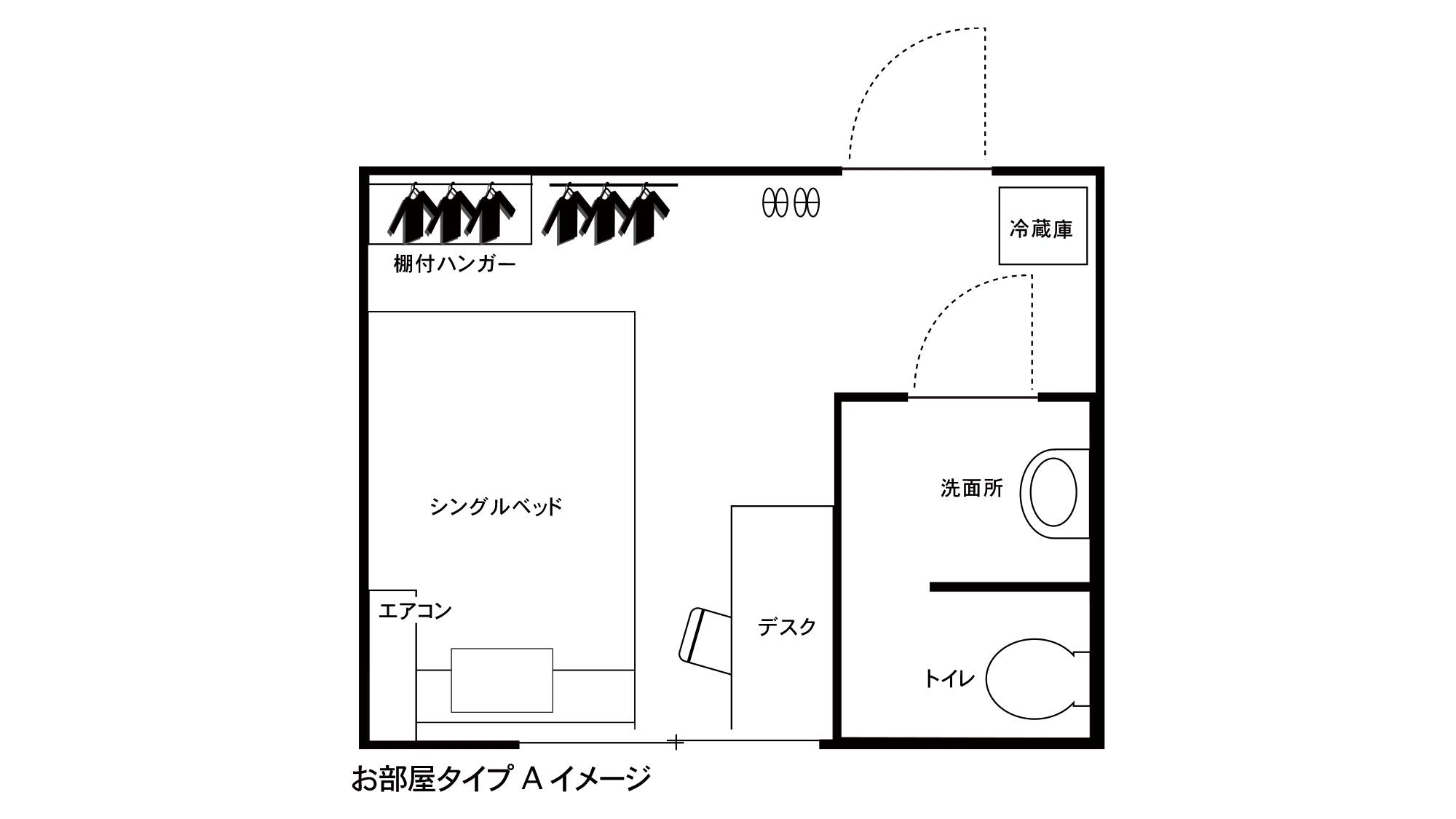 【別館】Aタイプ（間取り図）イメージ