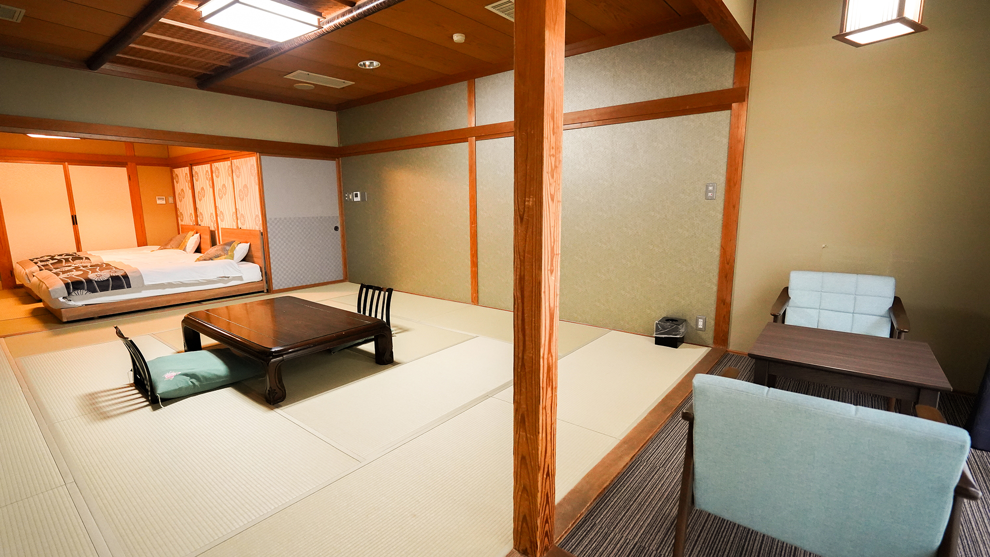 〈客室イメージ〉庭園付き和洋特別室(アウトバス)