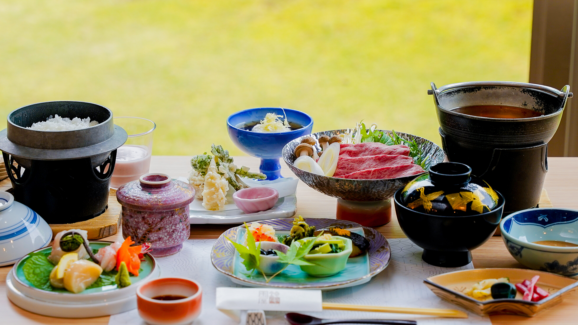 〈夕食御膳イメージ〉