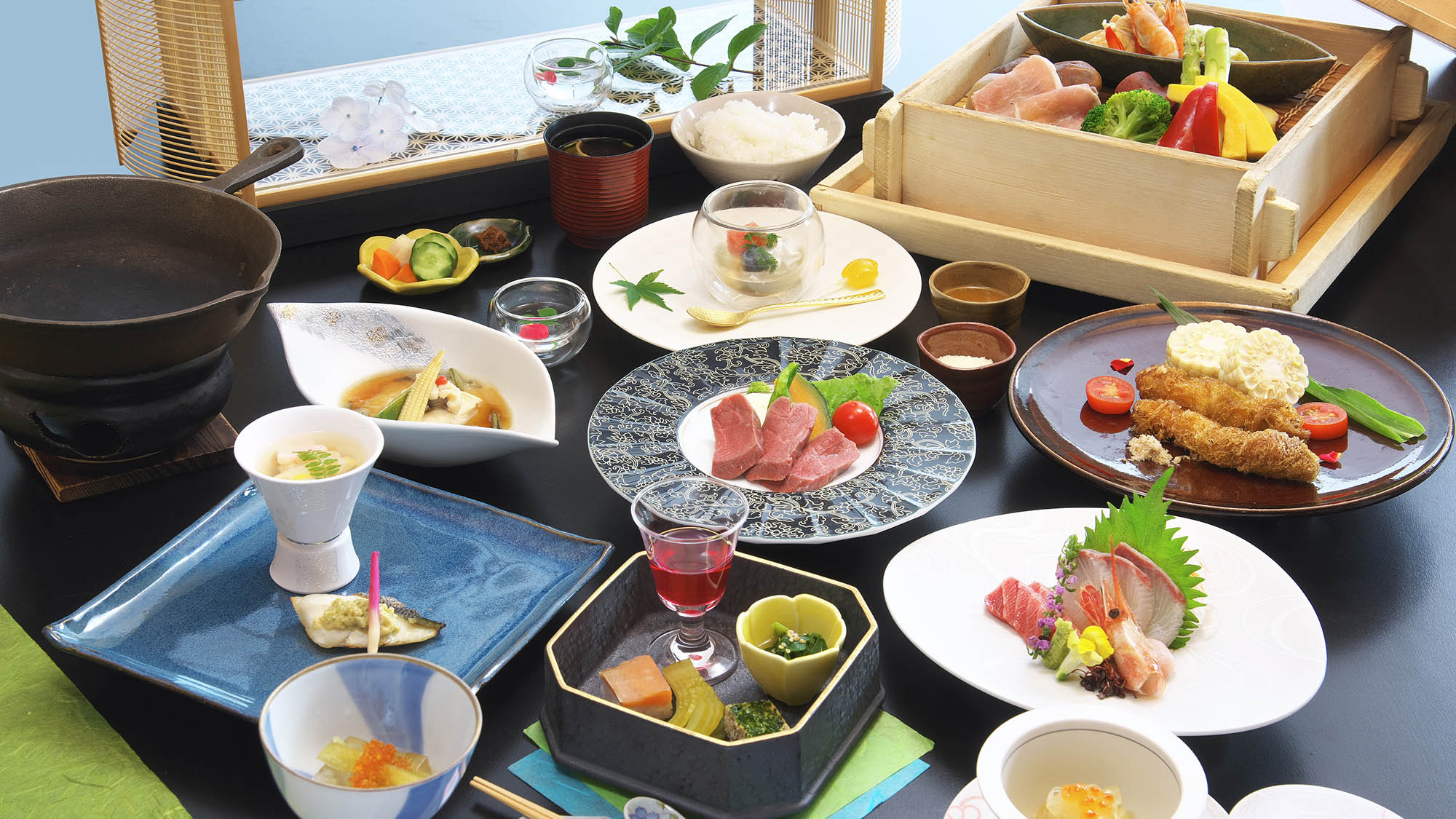 夏料理：きらり輝く逢愛月