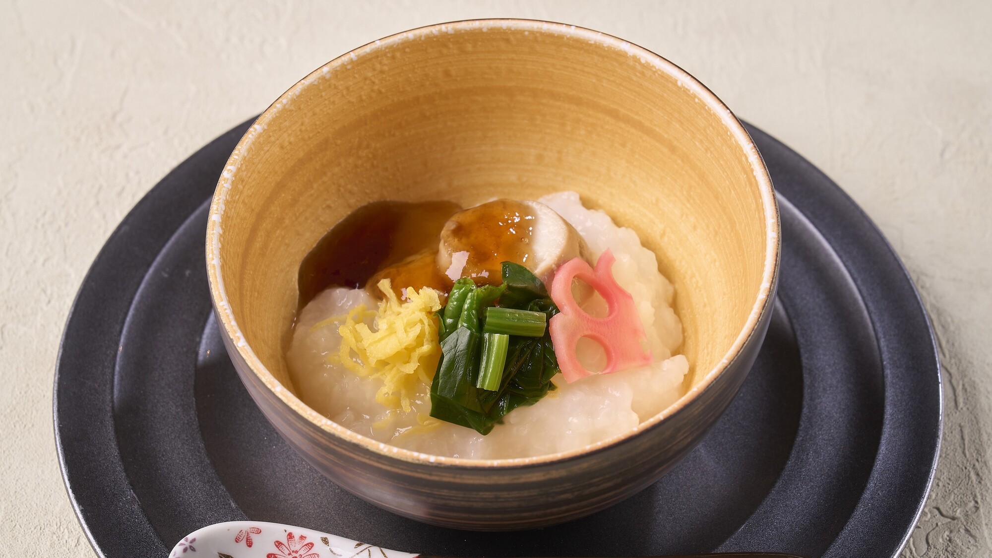 冬料理：【凌ぎ】白子粥　ちり酢餡