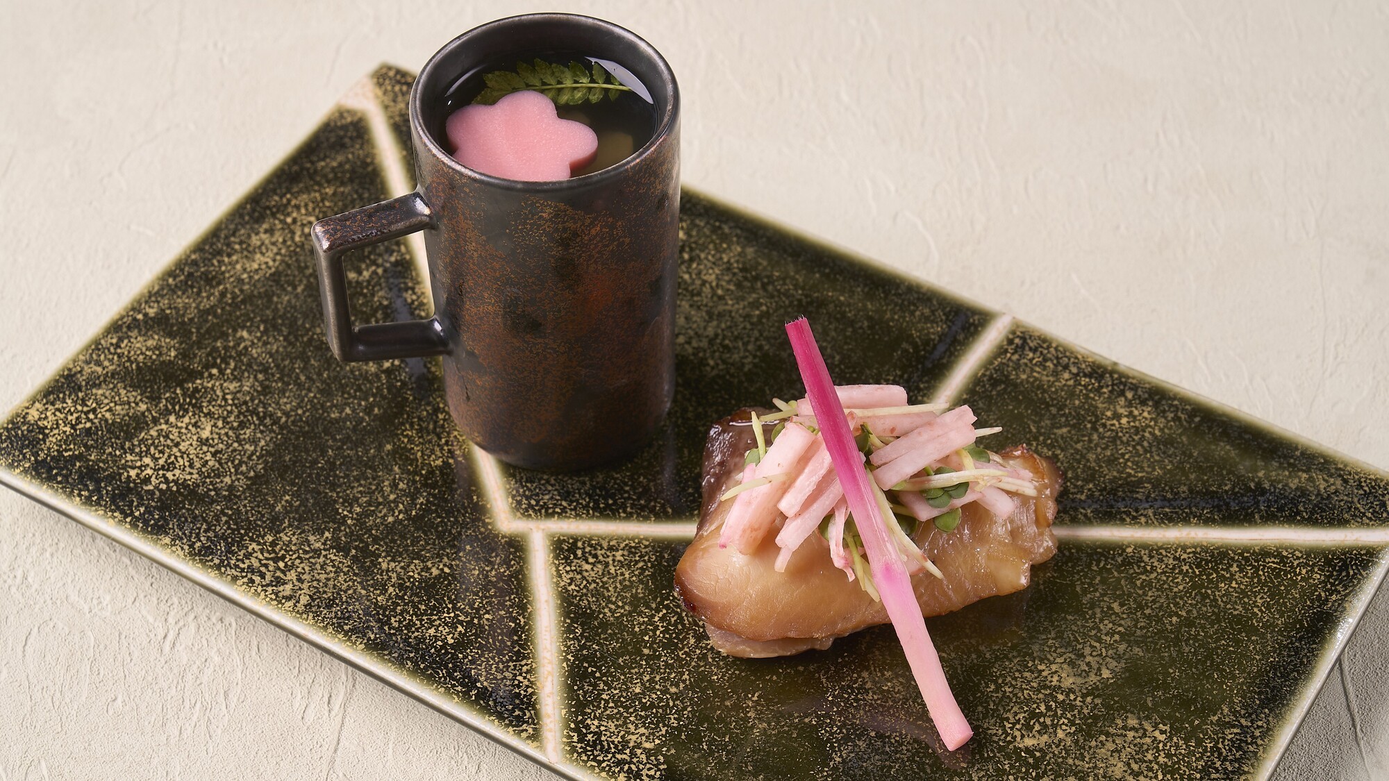 冬料理：【焼物】鰤香梅焼き