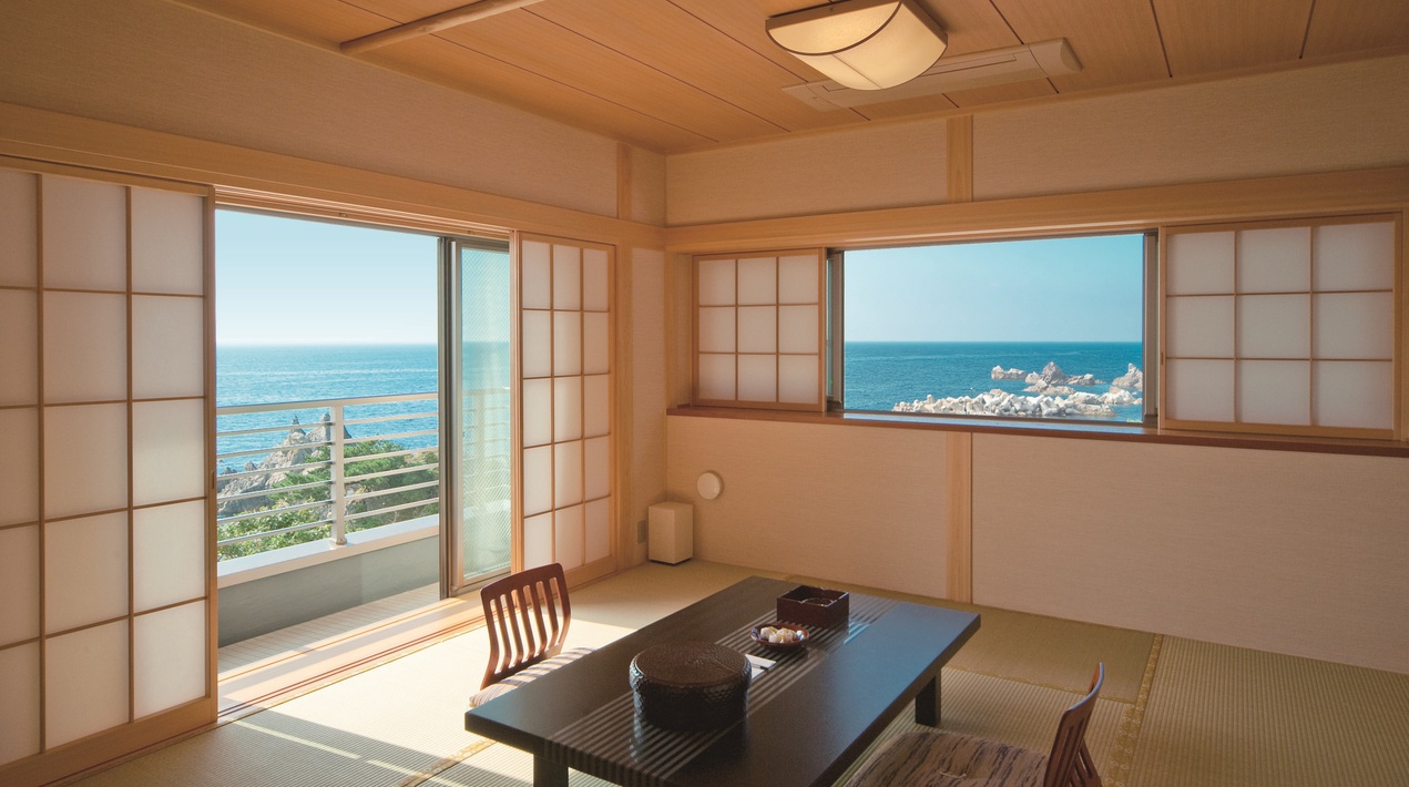 新館 源泉掛け流し半露天風呂付客室 松石庵 【部屋食】