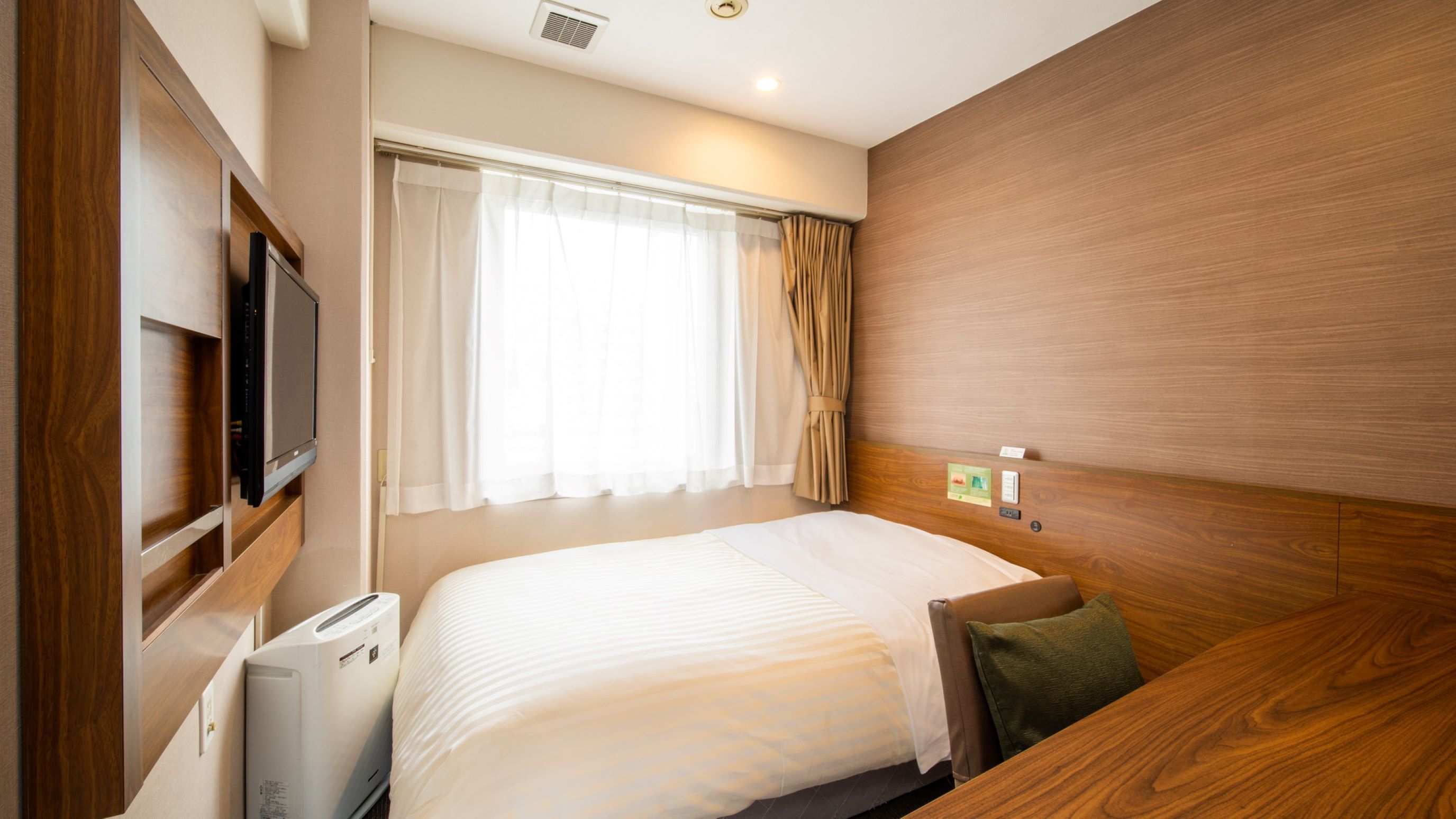 やや暗めの明るさが眠りを誘います