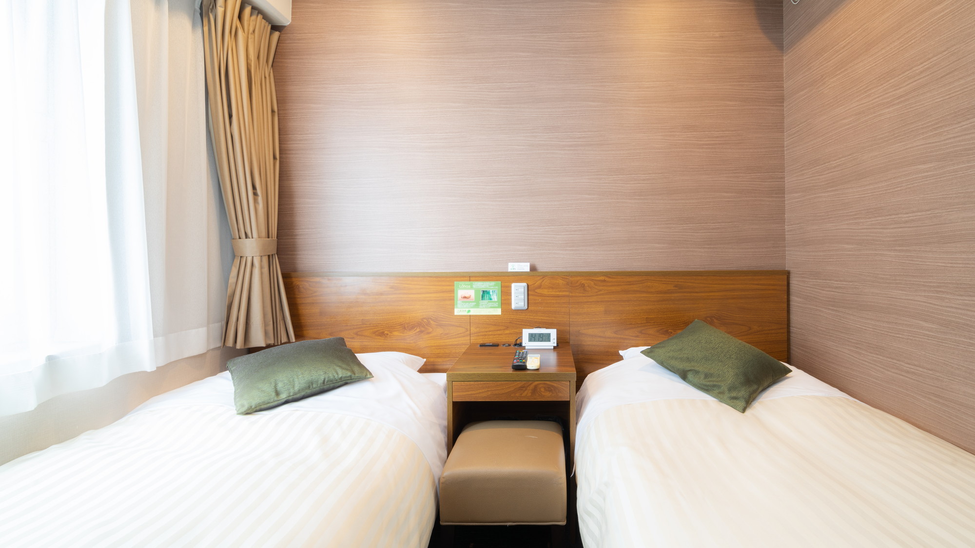 90㎝幅のベッドを2台ご用意♪