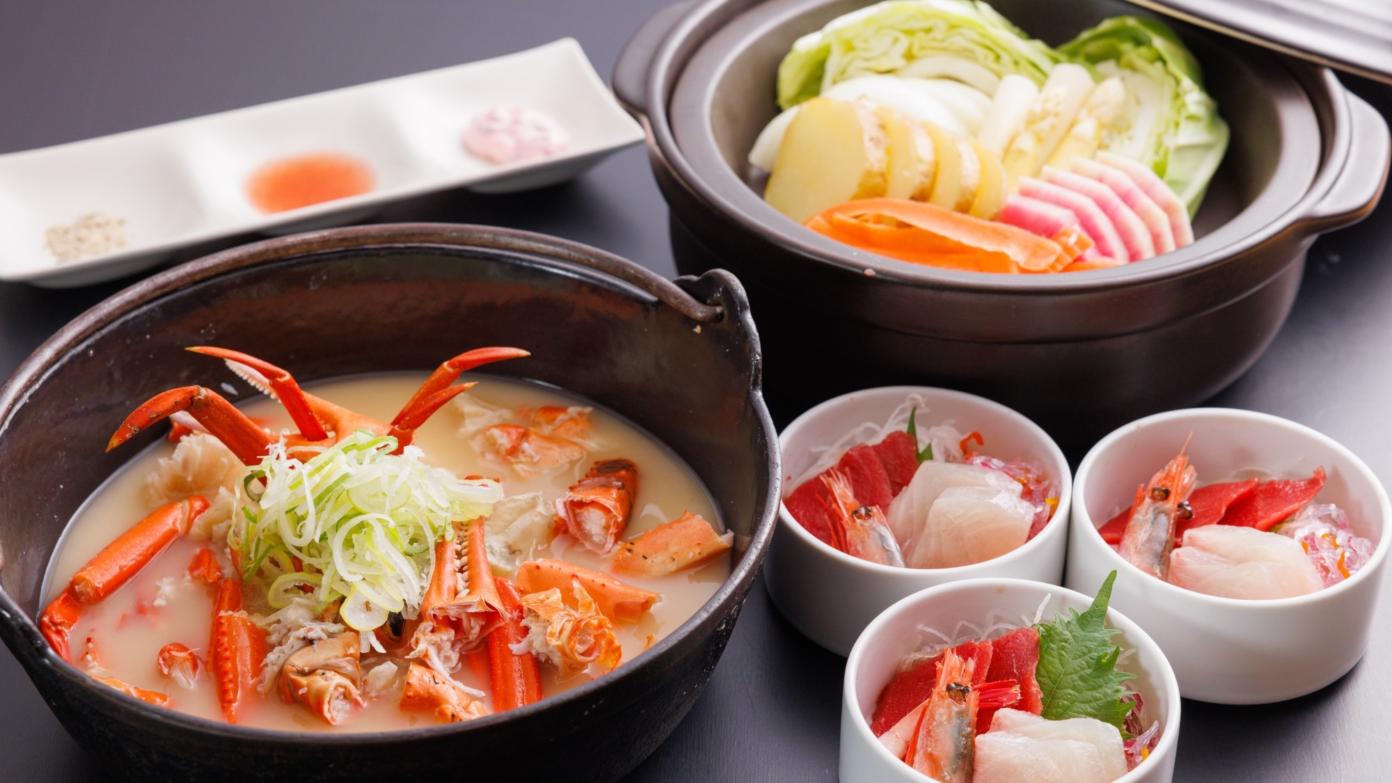 【早期割60】＜桜房＞道産食材のうまみを存分に堪能〜静かな半個室で味わう「登別温泉蒸し料理」