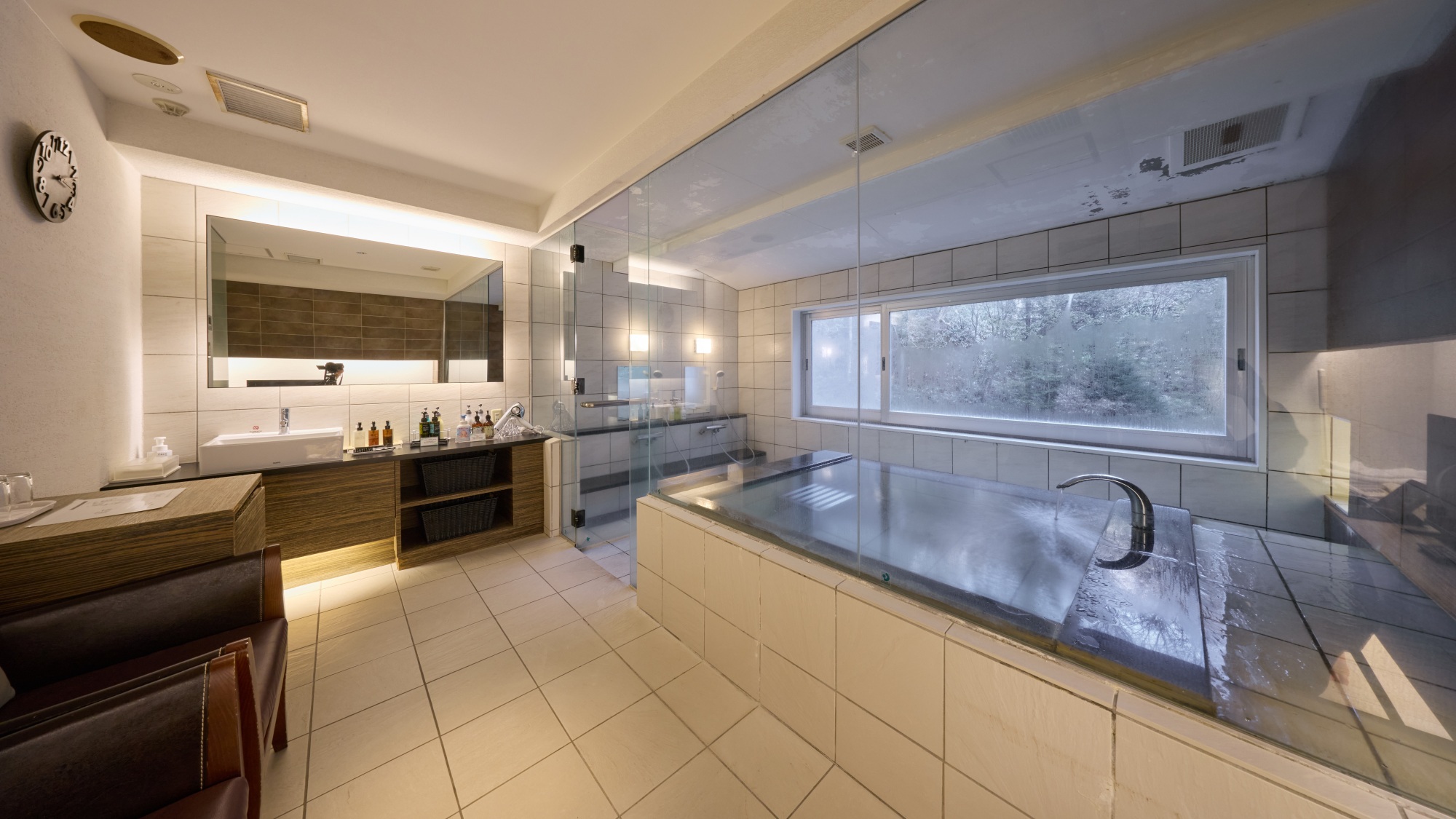 【貸切風呂】モダンな空間で、登別の湯をひとり占め　※イメージ