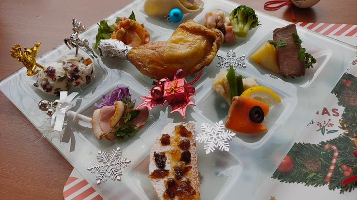 【選べる冬の味覚その4】＜バイキング＞オードブル付き★温泉でクリスマスを楽しもう（091）