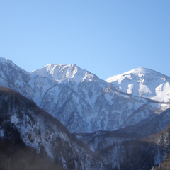 【黒岳】最上階からの景色（冬）