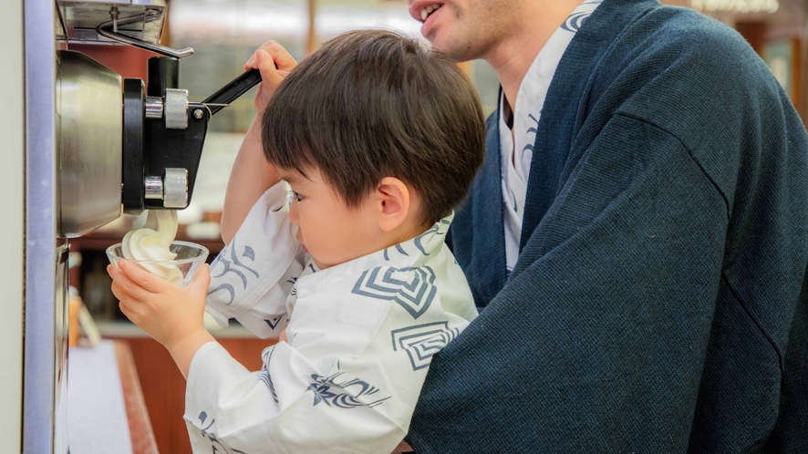 【夕食】ソフトクリームの巻きに挑戦！