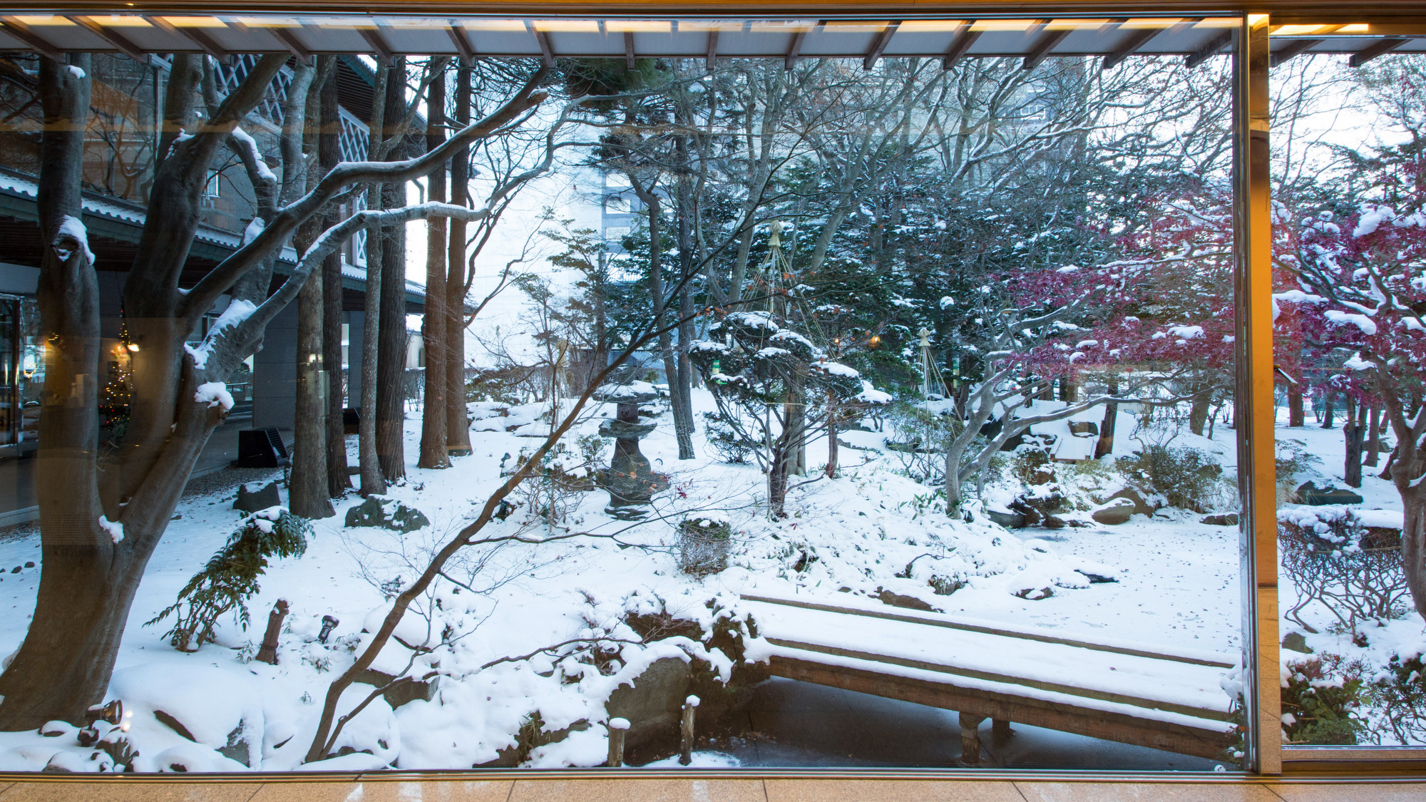 【日本庭園】雪景色